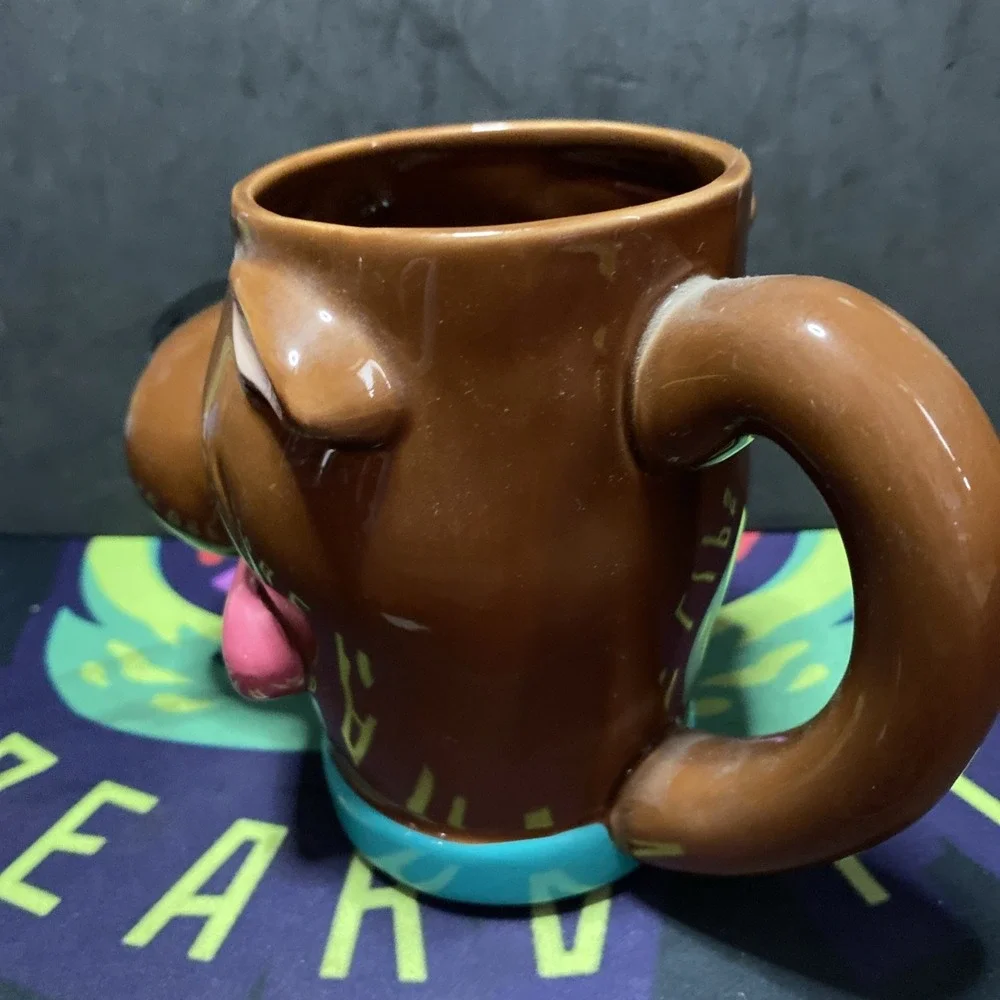 Rare! Scooby Doo 3D Mug - Warner Brothers Store - 1998 Tongue Out Nice Vintage